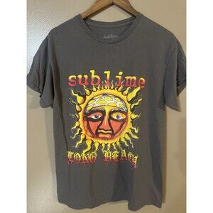 Sublime Long Beach Shirt Adult Medium Sunshine Graphic Music Band  20x27